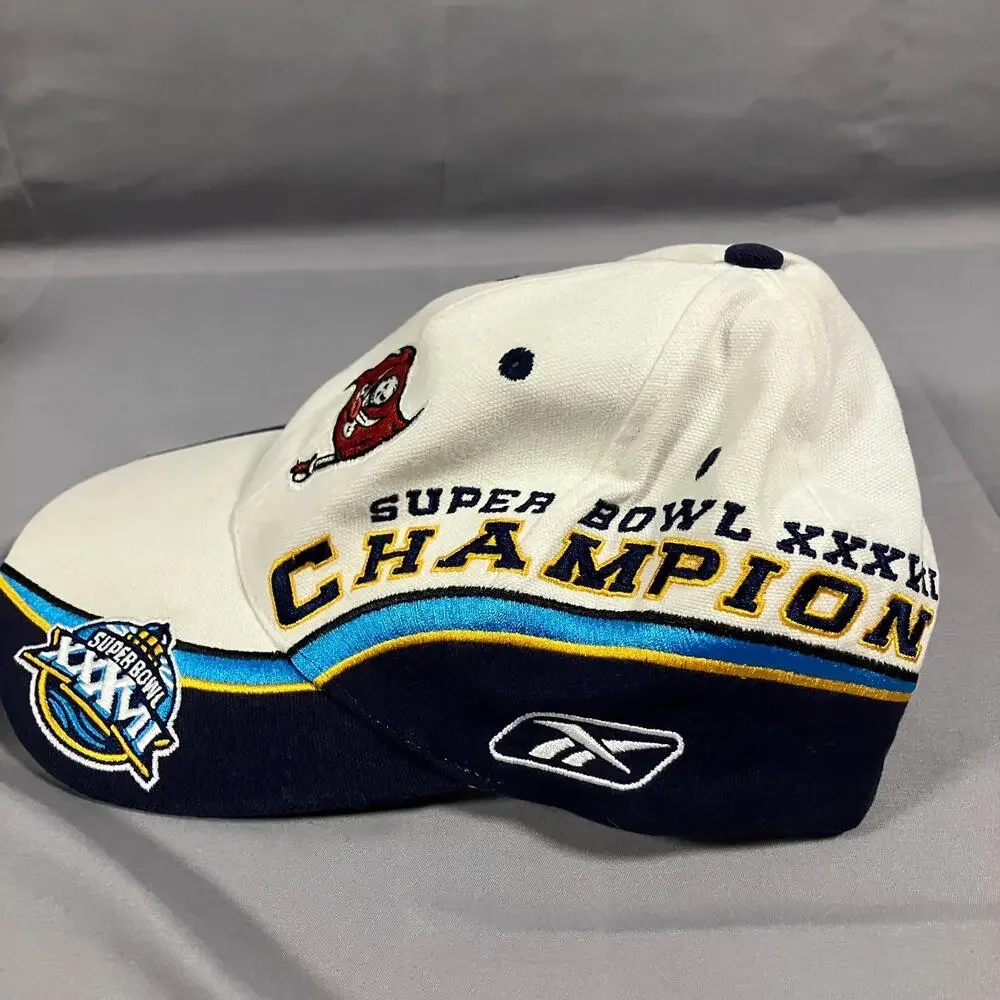 Tampa Bay Buccaneers Super Bowl XXXVII Champions Hat Reebok NFL On Field Cap‎